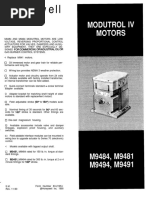 Honeywell ModutrolIVMotor M94 Iom D1190 632195