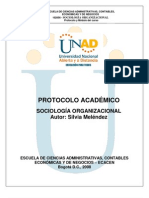 Protocolo Modulo Sociologia Organizacional