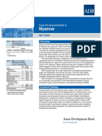 ADB - Myanmar - Fact Sheet - As of 31 December 2012