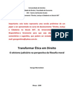 Transformar Ética em Direito