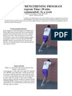 Ankle Strengthening Program