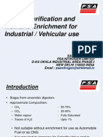 Biogas Purification and Methane-Enrichment For Industrial Use - Mr. Sanjay Sharma, PSA