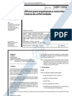 NBR 10908 - 1990 - Aditivos para Argamassa e Concreto - Ensaios de Uniformidade