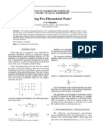 Finding Two-Dimensional Peaks: Physics of Elementary Particles and Atomic Nucleus. Experiment