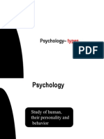 Types of Psychology