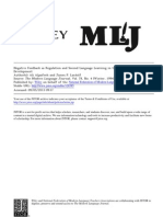 Aljaafreh & Lantolf 1994 Negative Feedback As Regulation and Second Language Learning in The Zone of Proximal