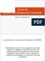 Exposé de GRH Gestion Ressources Humaines