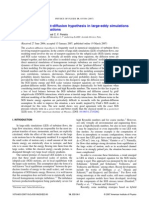 Analysis of The Gradient-Diffusion Hypothesis in Large-Eddy Simulations Based On Transport Equations