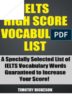 2013 Timothy Dickeson Ielts High Score Vocabulary