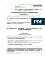 Ley de Equilibrio Ecologico y Proteccion Al Ambiente CHIHUAHUA