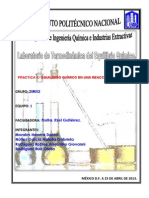 Practica 4. Termodinámica Del Equilibrio Químico. Reaccion Reversible