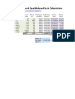 Multicomponent Equilibrium Flash Calculation: Totals