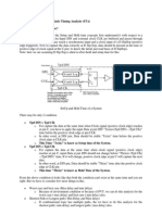 Static Timing Analysis in VLSI Circuits