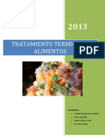 Procesamiento Térmico de Alimentos