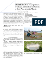 Measurement and Estimation of Evaporation From Surfaces.