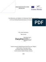 PCR Protocol For Fish and Seafood Authentication - MSC Thesis