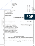 SACV 13-00478 Dorian Brooks v. City of Long Beach - Excessive Force Complaint - Medical Marijuana Dispensary Raid