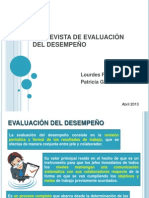 Entrevista de Evaluación Del Desempeño