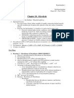 CH 18 Notes - Glycolysis - Biochemistry