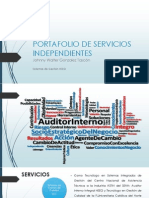 Portafolio de Servicios Independientes