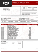 University of Southern California Statement of Account: Account Summary Current Address