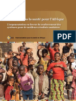 Investir Dans La Santé Pour L'afrique L'argumentation en Faveur Du Renforcement Des Systèmes Pour de Meilleurs Résultats Sanitaires