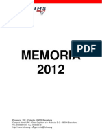 Memoria FCIHS 2012