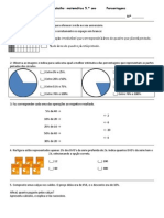 Ficha de Trabalho Percentagens 2