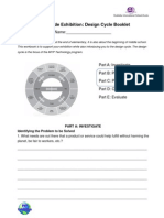 MYP Design Cycle Booklet in Support of The PYP Exhibition