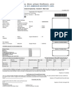 Form No 11266922: Mechanical Engineering - Semester II - Main Exam