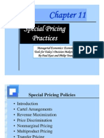 Special Pricing Practices