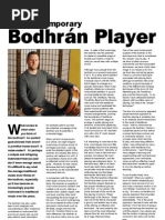 The Contemporary Bodhrán Player by Jacob McCauley