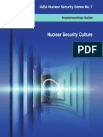 IAEA Nuclear Security Series 7 - Nuclear Security Culture