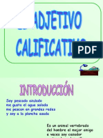 Adjetivo Calificativo U