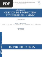 Gestion de Production Industrielle : Amdec