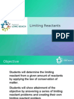 High School Science - Limiting Reactants