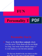 Personality Test