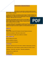 Proyecto Articulación Nivel Inicial y Educación Primaria