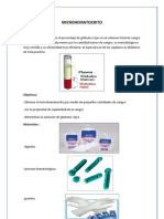 Micro Hematocrit o