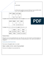 Active Voice-Pasive Voice