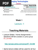 Week 1: Lecture - 1