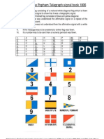 Admiral Pophams Telegrap Signal Book 1806