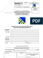 Consejo de La Microempresa - Formulario Pymes