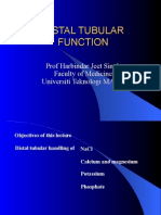 Tubular Function (Distal Tubule)