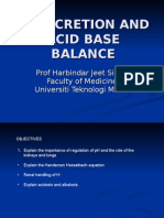 Acid Secretion by The Kidney