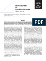 Synthesis of Blue Luminescent Si Nanoparticles Using Atmospheric-Pressure Microdischarges