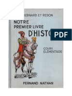 Histoire Notre Premier Livre D'histoire CE1 Bernard Et Redon-Nathan