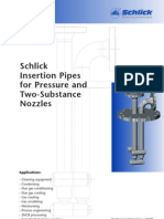 Schlick Insertion Pipes For Pressure and Two-Substance Nozzles