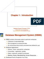 Chapter 1: Introduction: Database System Concepts, 6 Ed