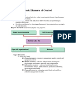 Basic Elements of Control